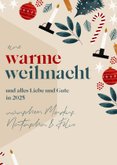 Weihnachtskarte Weihnachtssymbole 3