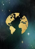 Weihnachtskarte Weltkugel SOS Kinderdörfer 2
