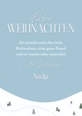 Weihnachtskarte Winterdorf im Schnee 3