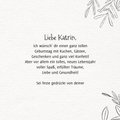Second Ave Geburtstagskarte – Quadratisch, Mit Lila Blume & Schmetterling, 14,85x14,85 Cm