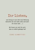Karte Glückwunsch Umzug'Herausgewachsen Send a Smile