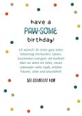 Nigel Quiney Lustige Geburtstagskarte Für Bruder - 'Pawsome Birthday' Mit Hunde-Cartoon & Folie