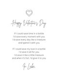 Hallmark Valentinskarte 'Better Half' – Abstraktes Meer-Design Mit Goldfolie, Inkl. Umschlag