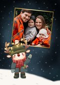 Clintons Weihnachtskarte Für Enkel | Mit Rentier-Motiv & Persönlichem Spruch | Inkl. Umschlag