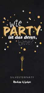 Partyeinladung Wie Party ist das denn bitte