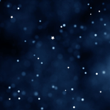 Dankeskarte zu Weihnachten Sternenhimmel Rückseite