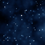 Dankeskarte zu Weihnachten Sternenhimmel Rückseite