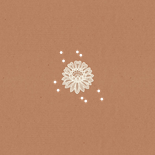 Einladung zum Geburtstag Blumenkranz & Foto Rückseite