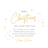 Fotokarte Weihnachtskugel Christbaumschmuck Rückseite