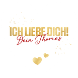 Rote Valentinskarte Herzform & Fotos Frau Rückseite