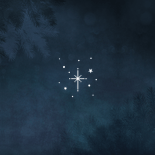 Weihnachtskarte 2 weiße Tauben 'Liebe & Frieden' Rückseite