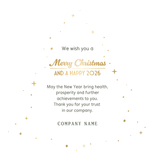 Weihnachtskarte international Weihnachtsbaum Sprachen Rückseite