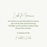 Beileidskarte Hortensien lila & blau 'Zum Abschied' 3