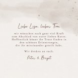 Beileidskarte Katze 'In Erinnerung' mit Foto und Pfote  3