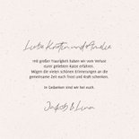 Beileidskarte Katze Linienzeichnung Blumen Name 3