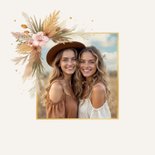 Boho-Karte Trauzeugin fragen Trockenblumenstrauß  2