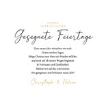 Christliche Weihnachtskarte Krippe schlicht & edel 3