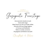 Christliche Weihnachtskarte Krippe schlicht & edel 3