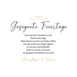 Christliche Weihnachtskarte Krippe schlicht & edel 3
