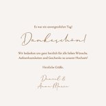 Dankeskarte Boho-Hochzeit Pampasgras Fotocollage 3