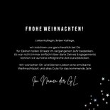 Dankeskarte Mitarbeiter Weihnachten Sterne 3