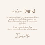 Danksagung Fotocollage-Karte Kommunion Spitzenrand 3