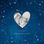 Danksagung Geburt A little star is born Foto innen 2