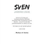 Danksagung Geburt Foto und Anhänger Holzlook 3