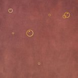 Danksagung Geburt Mädchen Silhouette mit Seifenblasen Rückseite