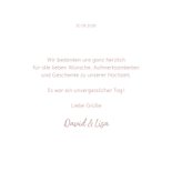 Danksagung Hochzeit viele eigene Fotos grafisch 3