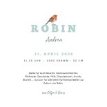 Danksagung zur Geburt Tiere Junge/Mädchen Foto innen 3