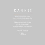 Danksagung zur Kommunion rosa schlichte Eleganz mit Foto 3