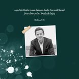 Danksagung zur Konfirmation Fotocollage & Farbspritzer 2