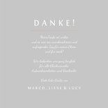 Danksagung zur Taufe Foto rosé Taube 3