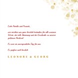 Danksagungskarte Goldene Hochzeit Foto & Gold 3