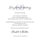 Diamantene Hochzeit Einladung botanisch 3