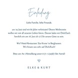 Diamantene Hochzeit Einladungskarte Fotocollage 3