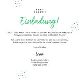 Einladung 5. Kindergeburtstag grüne Traktoren 3