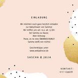 Einladung Babyshower Foto - Hintergrundfarbe anpassbar 3