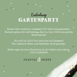 Einladung Doppelgeburtstag Gartenparty mit Foto 3