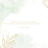 Einladung Jugendweihe grünes Aquarell & Gold 2