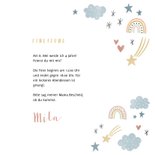 Einladung Kindergeburtstag eigenes Foto, Regenbogen & Sterne 3