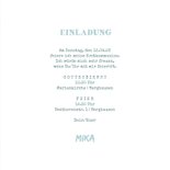 Einladung Kommunion mit Foto, Label und Girlanden 3