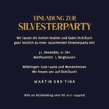 Einladung Silvesterparty Sektflasche 3