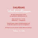 Einladung Weihnachtsessen Koch mit Pute 3