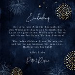 Einladung Weihnachtsessen Weihnachtskugeln 3