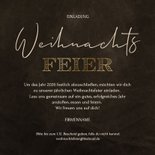 Einladung Weihnachtsfeier Marmor Weihnachtskugel Logo 3