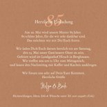 Einladung zum Geburtstag Blumenkranz & Foto 3