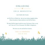 Einladung zum Hochzeitsjubiläum Familie & Fahrrad 3