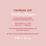 Einladung zum Weihnachtsessen Cartoon Puten-Dinner 3